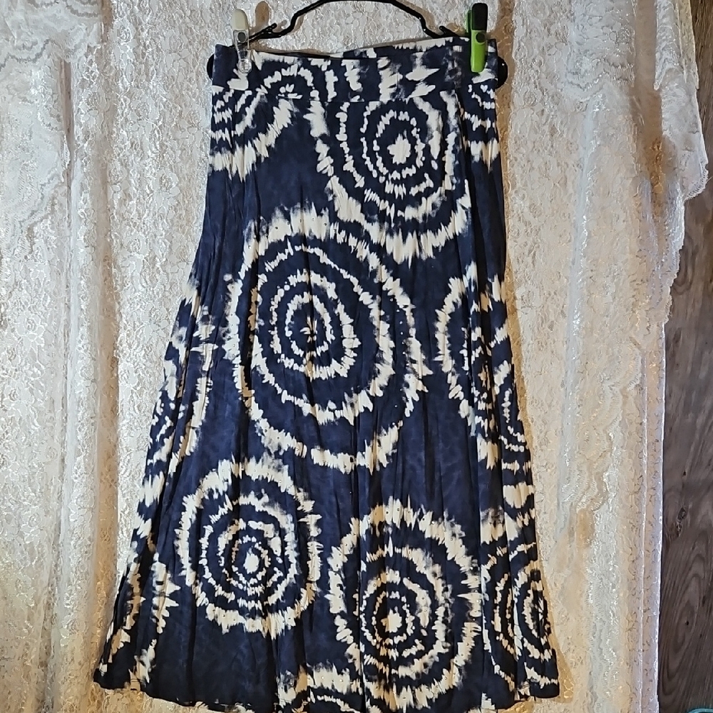 INC International Concepts Spiral Tie-Dye Skirt